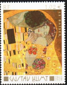 Франция, 2002, Живопись, Густав Климт, 1 марка